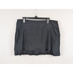 Athleta Laser Run Skort Black Women's Size Large